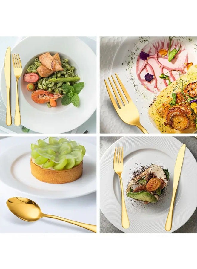 general 24 Piece Cutlery Set, Stainless Steel Silverware Cutlery Set with Gift Box for Kitchen, Dining Room, Banquet - Image 5