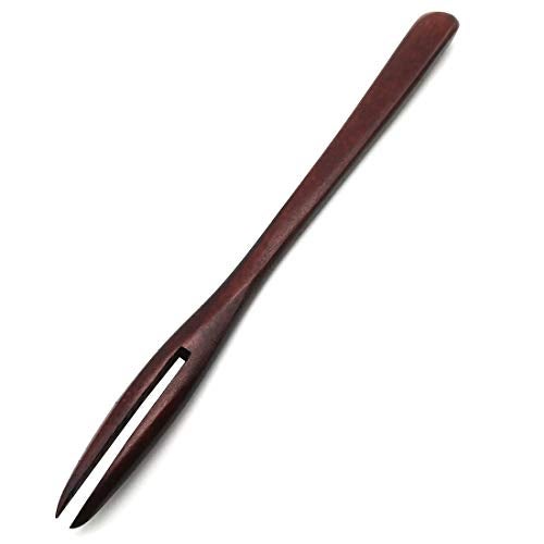 SUPIA 5 Pack Wooden Forks for eating Desserts, Chips, Snacks, Cereal, Salad, Fruit, Eco-friendly Japanese Wood Salad Dinner Fork Tableware Dinnerware for Kids Adult - Image 4