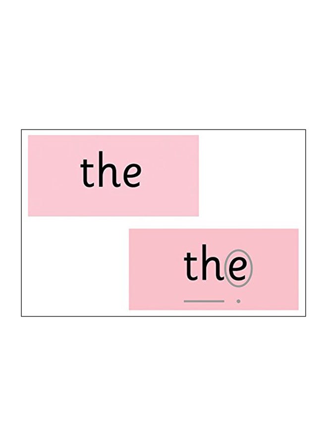 Pack of 10 Red Word Cards
