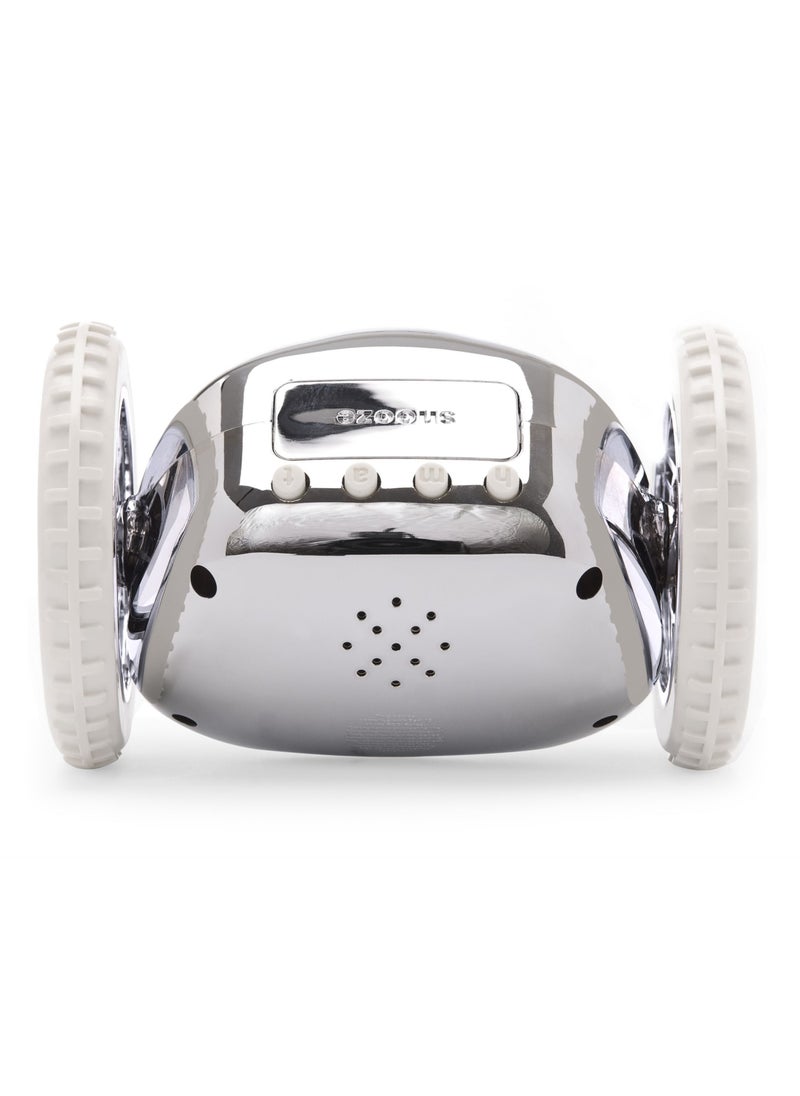 CLOCKY - Alarm Clock on Wheels US Original Loudest for Heavy Sleeper, Adult or Kid Robot Clockie, Funny, Rolling, Run-away, Moving, Jumping - Image 1