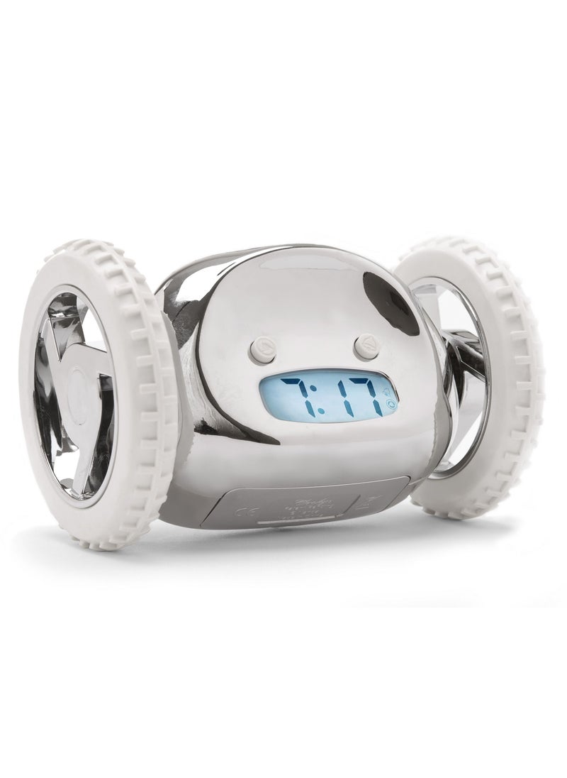CLOCKY - Alarm Clock on Wheels US Original Loudest for Heavy Sleeper, Adult or Kid Robot Clockie, Funny, Rolling, Run-away, Moving, Jumping - Image 1