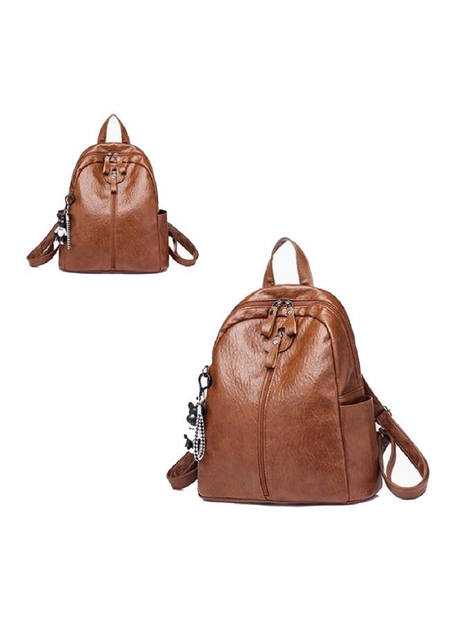 Women s Soft Leather Backpack - Image 4