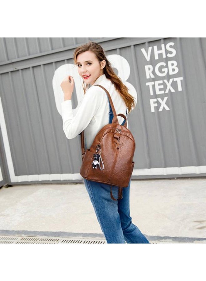 Women s Soft Leather Backpack - Image 3