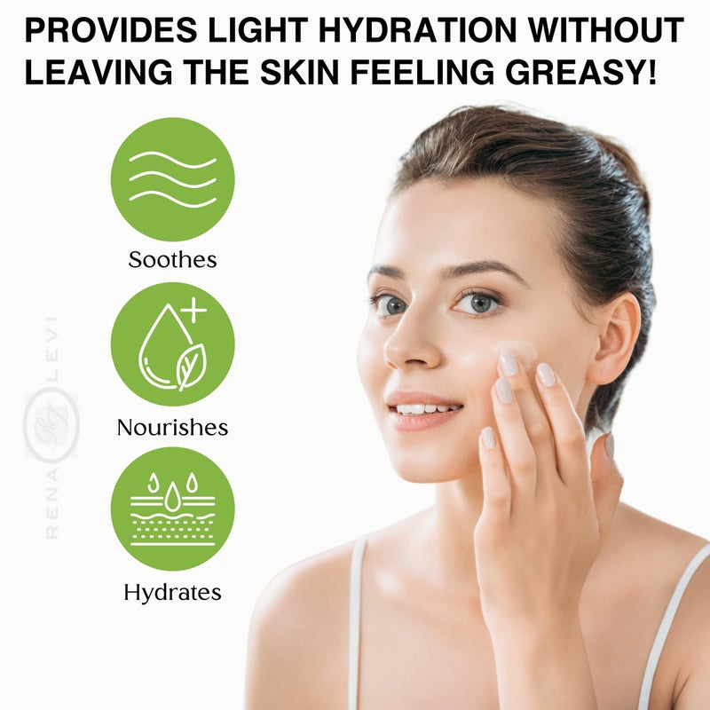 Rena Levi Light Moisture Creme Natural Facial Moisturizer for Oily and Acne Prone Skin, 4 Ounce - Image 3