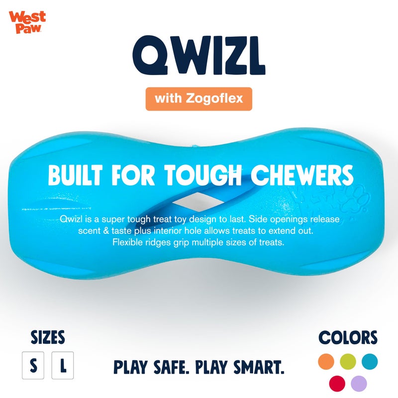 WEST PAW Design, Toy Dog Qwizl Aqua Small - Image 2