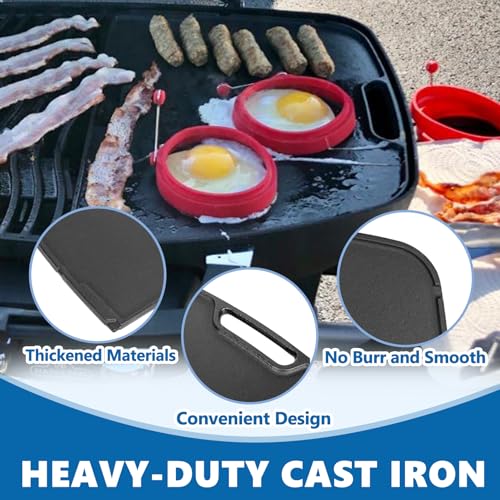 SafBbcue TravelQ 285 Griddle Replacement for Napoleon TravelQ 285 Grill Parts PRO285 TQ285 Portable Grill Cooking Griddle - Image 3