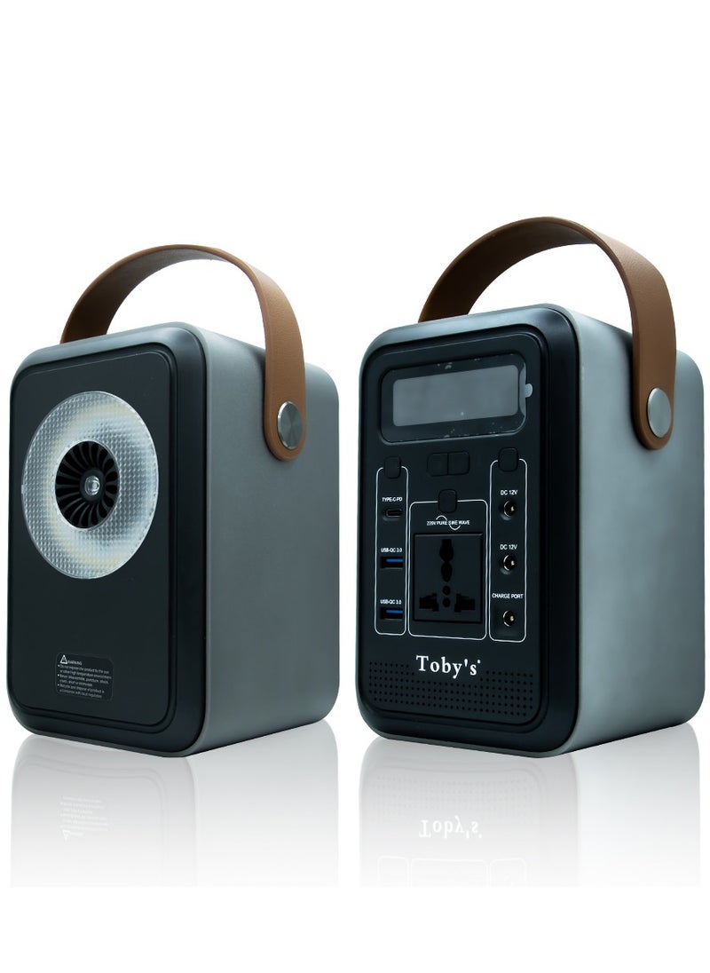 Toby's Toby's Wireless Charger 60A Power Station Lithium Battery 60000mAh Portable Power Station With Inverter Car Jump Starter 60A And 222WH Capacity  - Image 2