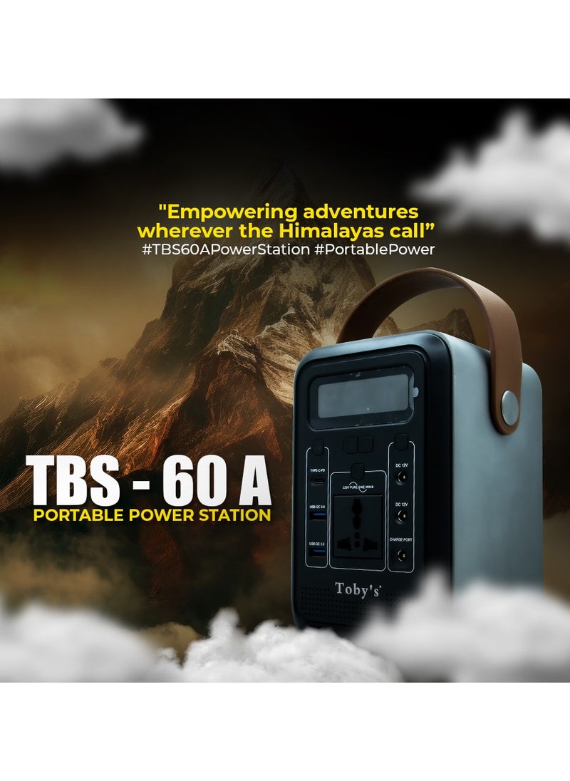 Toby's Toby's Wireless Charger 60A Power Station Lithium Battery 60000mAh Portable Power Station With Inverter Car Jump Starter 60A And 222WH Capacity  - Image 3