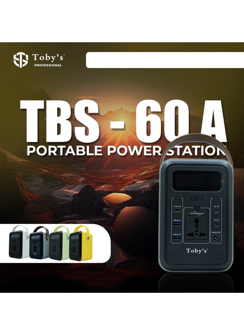 Toby's Toby's Wireless Charger 60A Power Station Lithium Battery 60000mAh Portable Power Station With Inverter Car Jump Starter 60A And 222WH Capacity  - Image 4