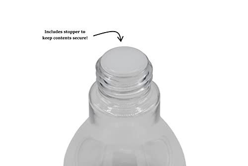 Creative Hobbies® Clear Fillable Plastic Light Bulbs – DIY Crafts, Party Favors & Wedding Decor – Standable Design | 24 Pack - Image 3