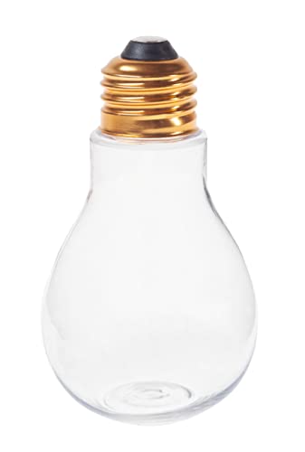 Creative Hobbies® Clear Fillable Plastic Light Bulbs – DIY Crafts, Party Favors & Wedding Decor – Standable Design | 24 Pack - Image 5