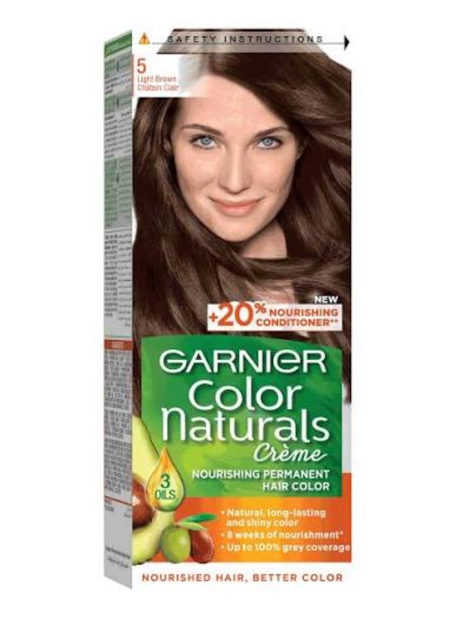Color Naturals 5 light brown Haircolor