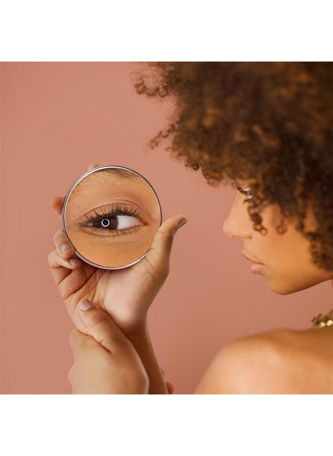 Fancii - Lara Detachable 10X Magnifying Mirror Magnetic Attachment Compatible Vera Vanity Mirrors (Not Included) Lara (Obsidian) Fcvoma10Xb - Image 1