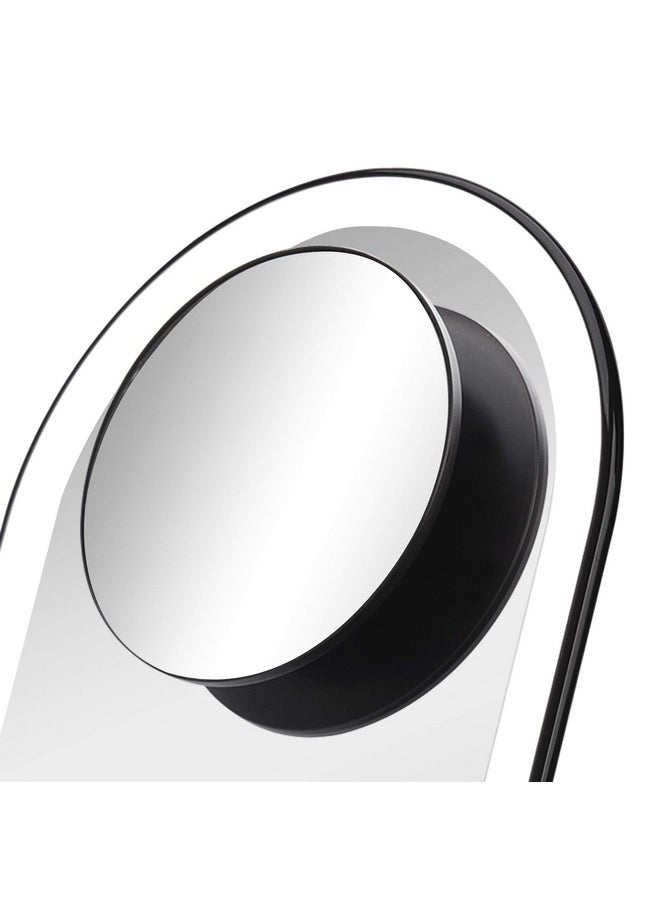 Fancii - Lara Detachable 10X Magnifying Mirror Magnetic Attachment Compatible Vera Vanity Mirrors (Not Included) Lara (Obsidian) Fcvoma10Xb - Image 1