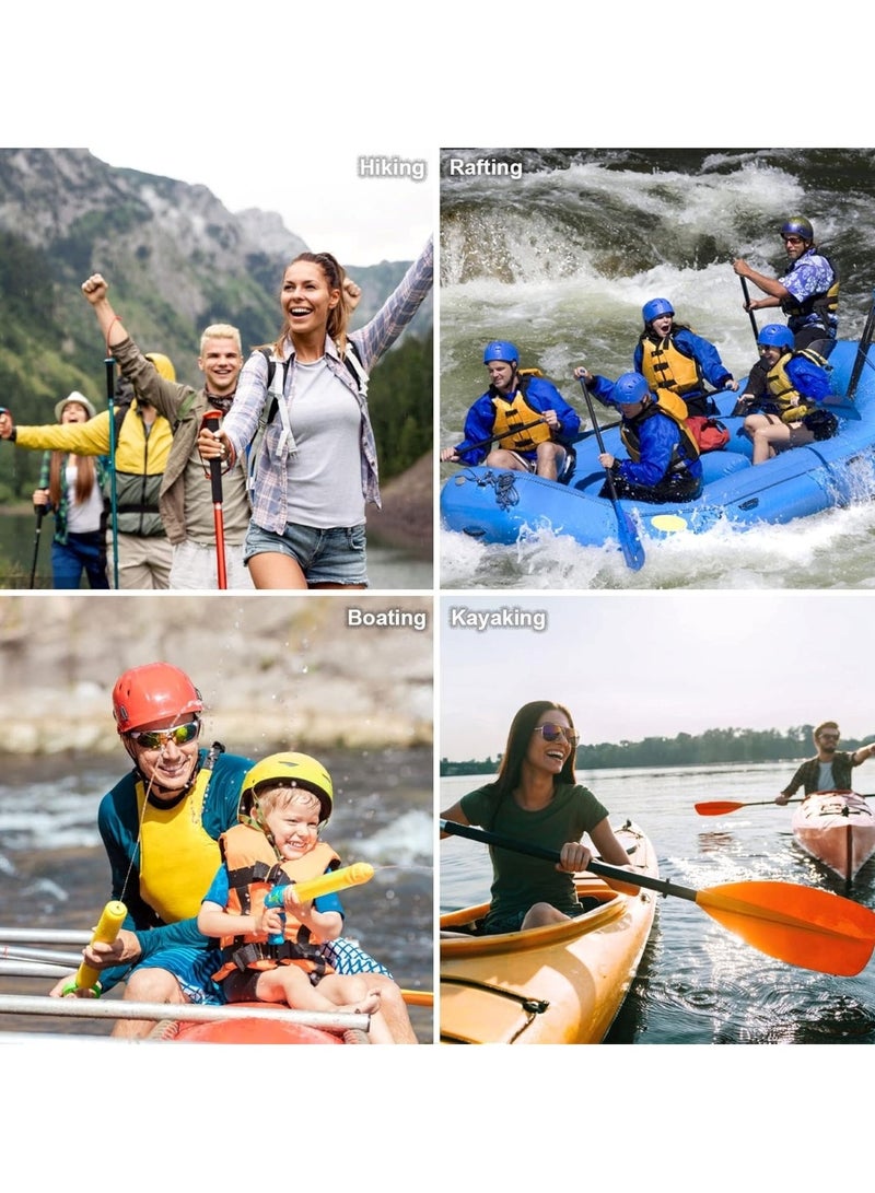 Huitich 20L Grey Double-Strap Waterproof Outdoor Sport PVC Bag - Image 5