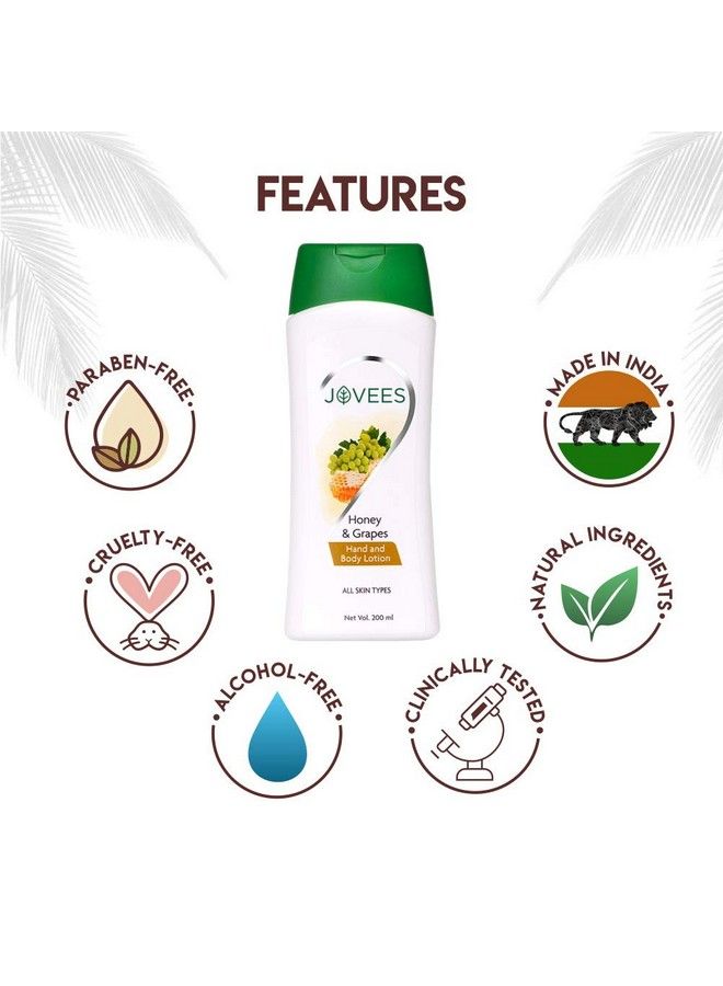 Jovees Honey And Grape Hand & Body Lotion 200Ml - Image 4