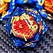 ARUOHHA DND Resin Dice Gazes Eye Dice Golden Blue Liquid Core Flaming RPG Sharp Edged Dice Set with Gift Box Polyhedral D and D Dice Set Compatible with Dungeons Dragons Role Playing Game D20 D6 - Image 2