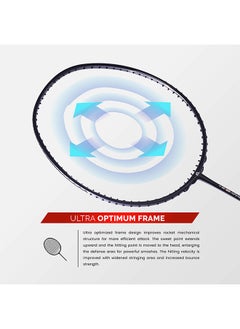 Apacs Nano Fusion Speed 722 Graphite Unstrung Badminton Racket with Full Racket Cover | For Intermediate Players | 76 grams | Maximum String Tension - 30lbs  - Image 3