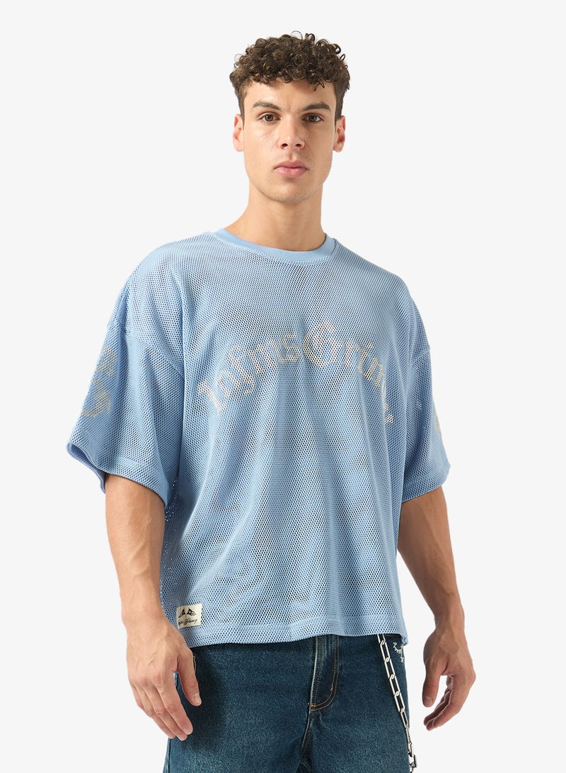 Grimey Chief Watcher Mesh Boxy T-Shirt - Image 1