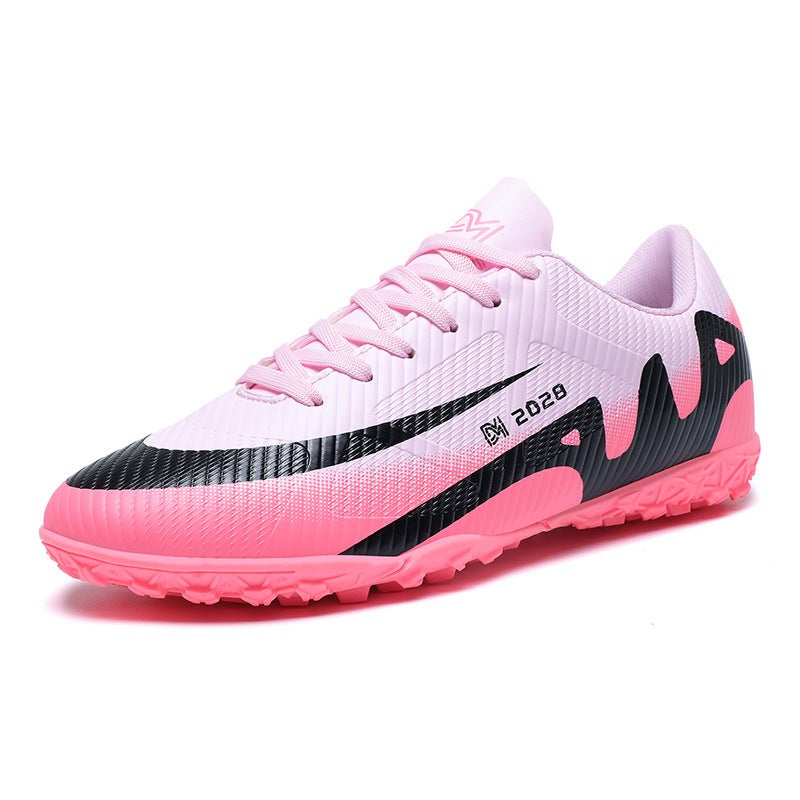 Children'S Football Shoes Low-Top Spikes Tf Broken Nails Flat Bottom Male And Female Teenagers Lawn Competition Sneaker - Image 5