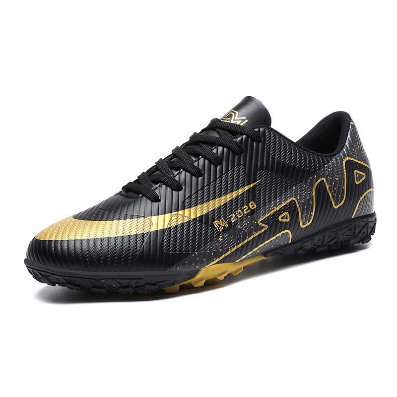 Children'S Football Shoes Low-Top Spikes Tf Broken Nails Flat Bottom Male And Female Teenagers Lawn Competition Sneaker - Image 2