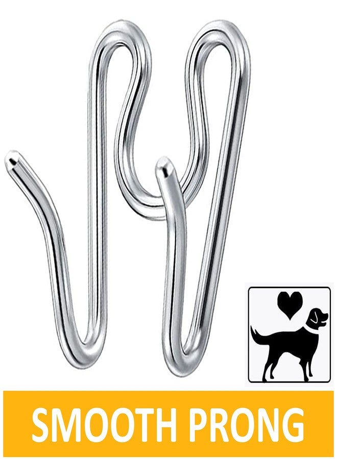 MOZETO (5 Pack) Stainless Steel Dog Collar Extra Links Designed for 3.0/3.2mm H-S Medium Dog Collar Links, Silver - Image 4