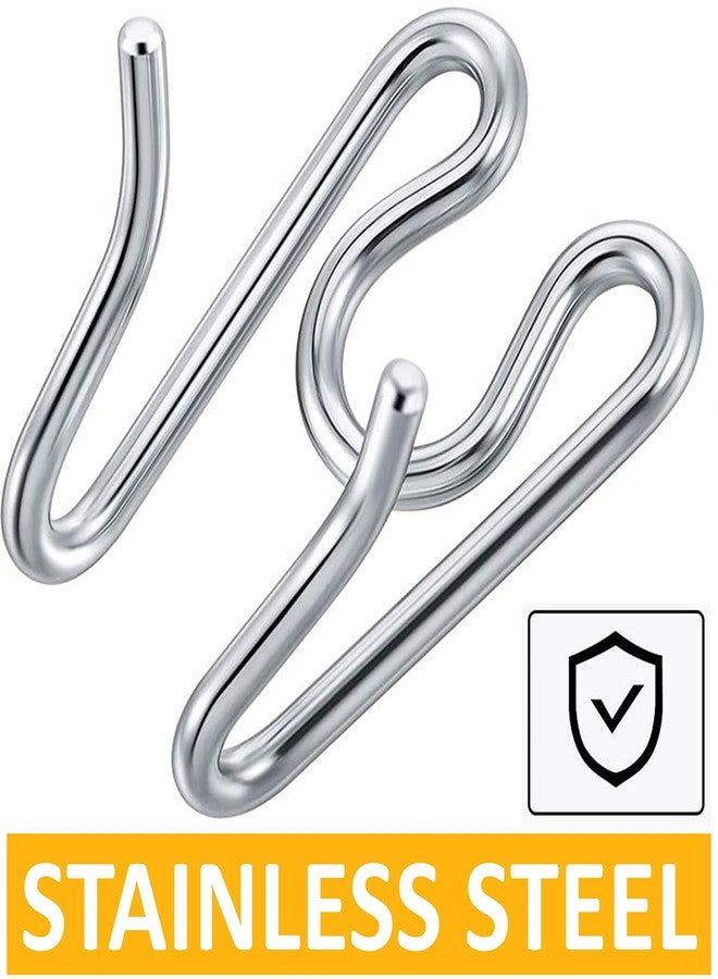 MOZETO (5 Pack) Stainless Steel Dog Collar Extra Links Designed for 3.0/3.2mm H-S Medium Dog Collar Links, Silver - Image 3