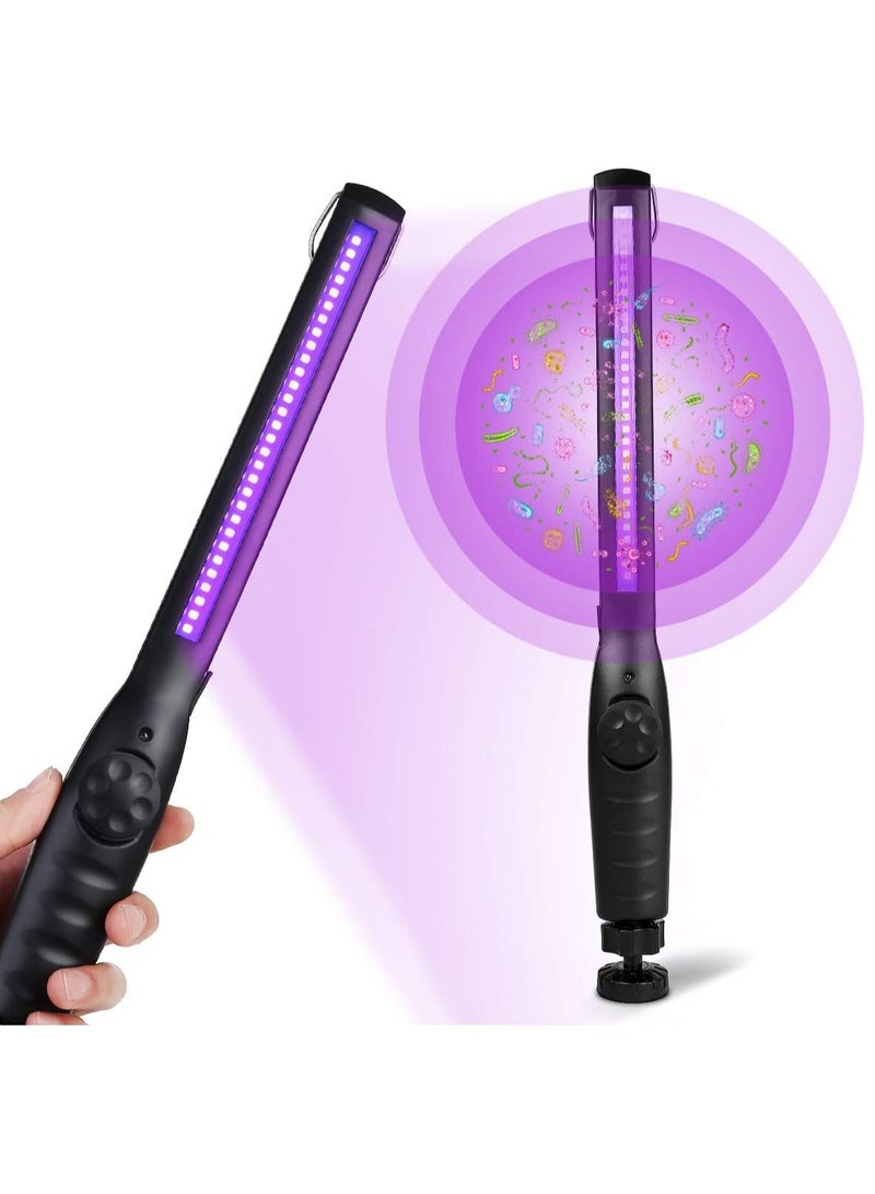 UV Light Sanitizer, UV Sanitizer Lamp Portable Travel UV Light Sanitizer Wand (Black) - Image 1