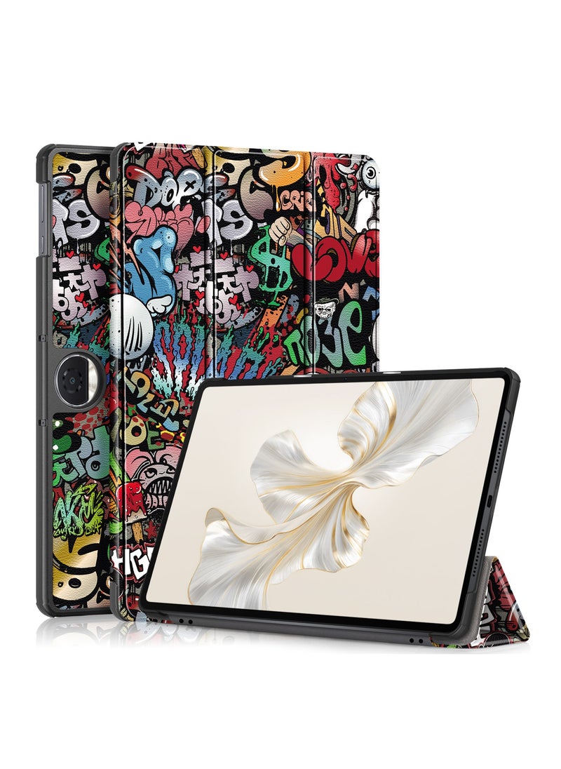 Fankalo - Tablet Case for Honor Pad 9 Ultra-Thin PU-Leather Hard Shell Cover - Image 1