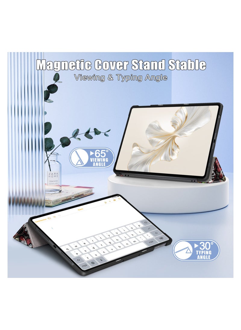 Fankalo - Tablet Case for Honor Pad 9 Ultra-Thin PU-Leather Hard Shell Cover - Image 1