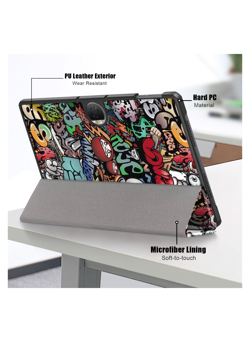 Fankalo - Tablet Case for Honor Pad 9 Ultra-Thin PU-Leather Hard Shell Cover - Image 1