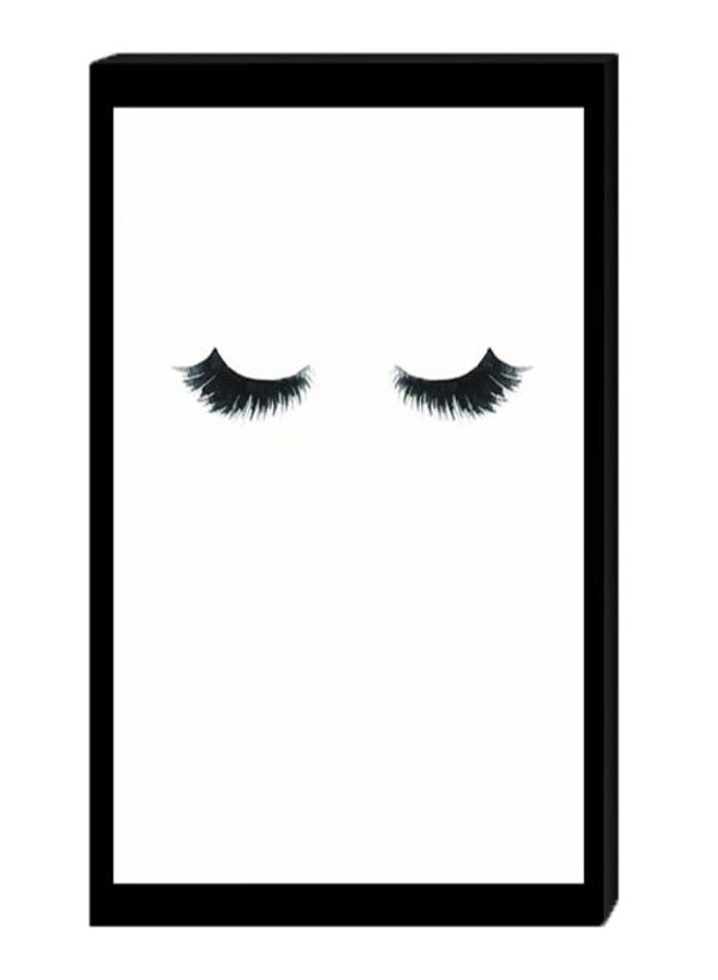 RYN Eye Wall Decor Painting With Inner Frame Black/White 40 x 60centimeter - Image 2