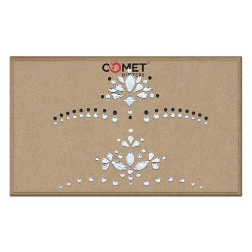 Comet Busters® Face Jewels Party Face Decoration Sticker Rhinestones Temporary Body Tattoos (BT318-335) (BT331) - Image 2