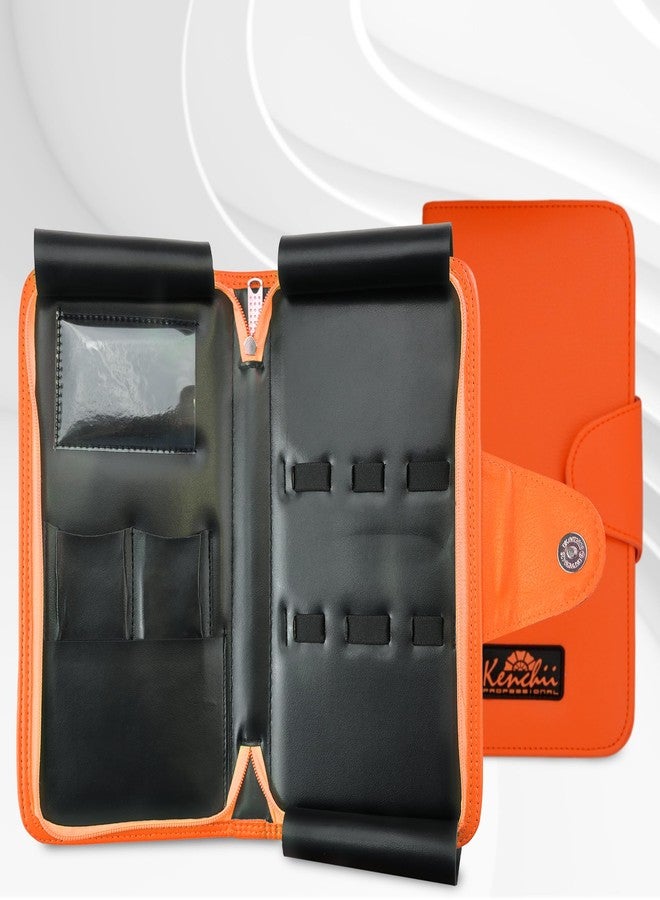 Kenchii Shear & Scissor Case Hold 5 Beauty or Grooming Shears (KEL5Z-ORANGE) - Image 2