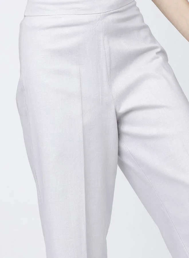 Tokyo Talkies High Rise Flared Parallel Trousers