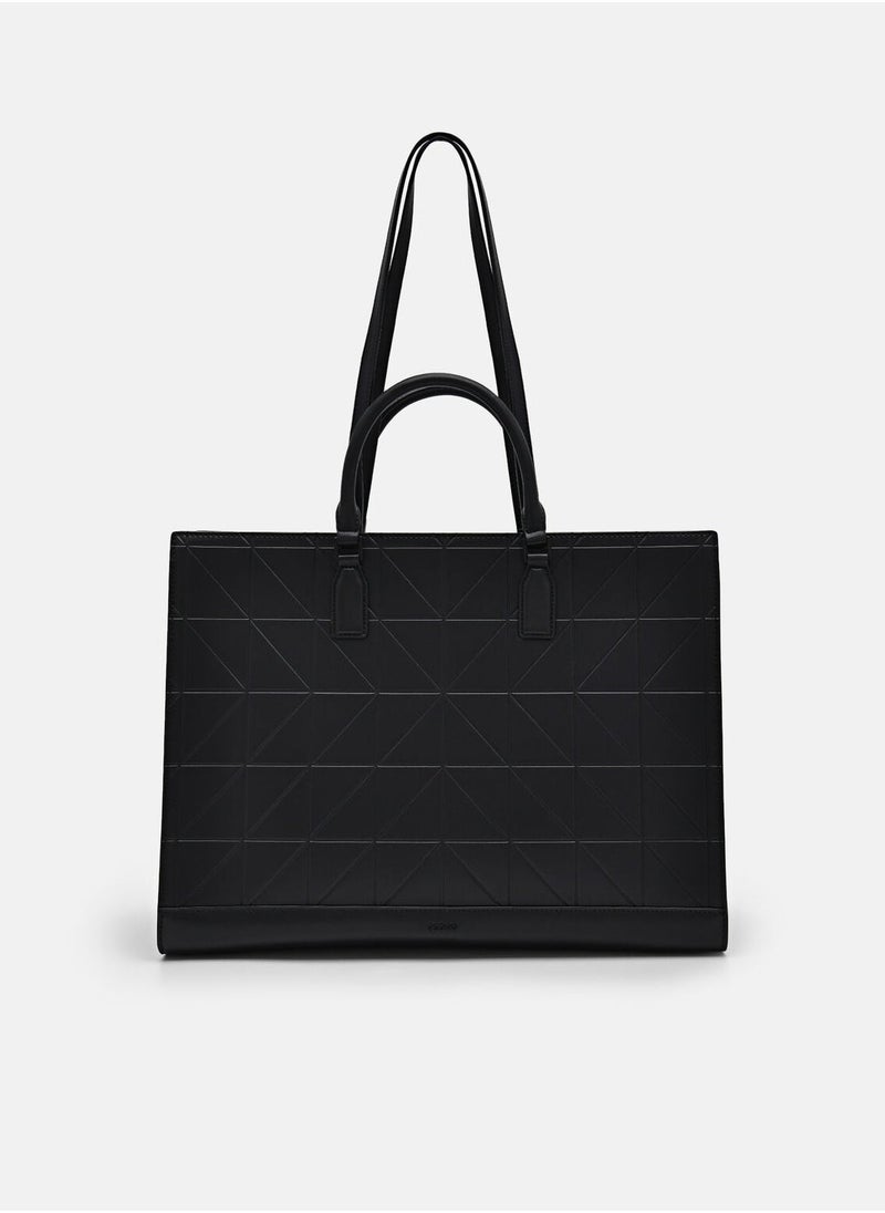 Pedro - Pedro Studio Leather Pixel Tote Bag - Image 1