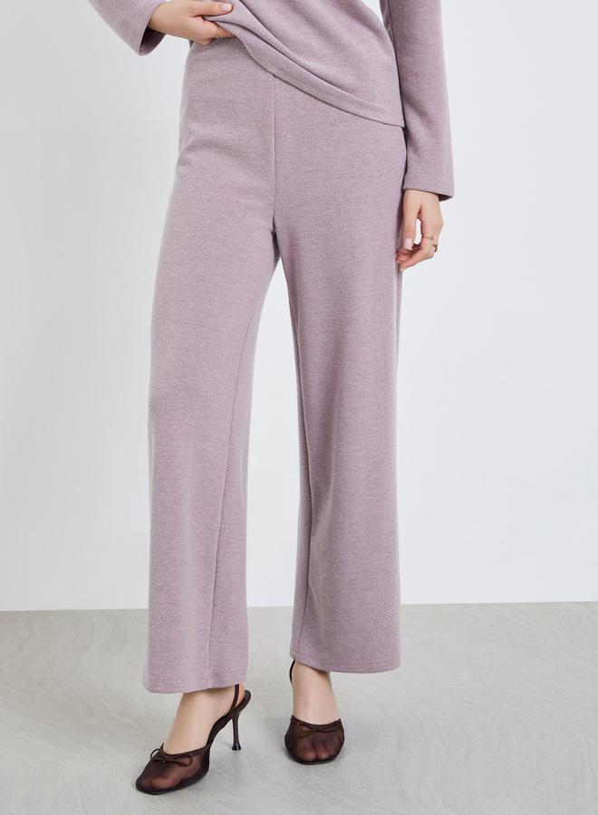 Styli Women Lilac Knit Top and Pants Co-Ords - Image 5