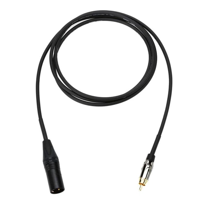 Mogami GOLD XLRMRCA06 Unbalanced Audio Adapter Cable RCA Male Plug to XLRMale Gold Contacts Straight Connectors 6 Foot - Image 2
