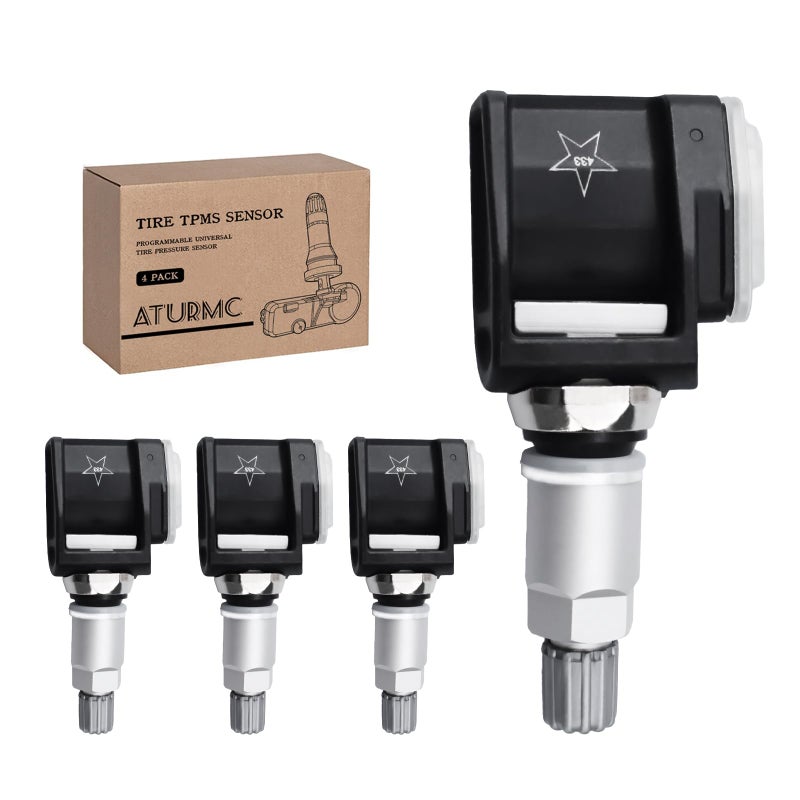 ATURMC Set of 4 TPMS Sensor Tire Pressure Monitoring Sensor 433MHz Compatible with BMW X3 X4 X5 Replaces 36106887147 - Image 2