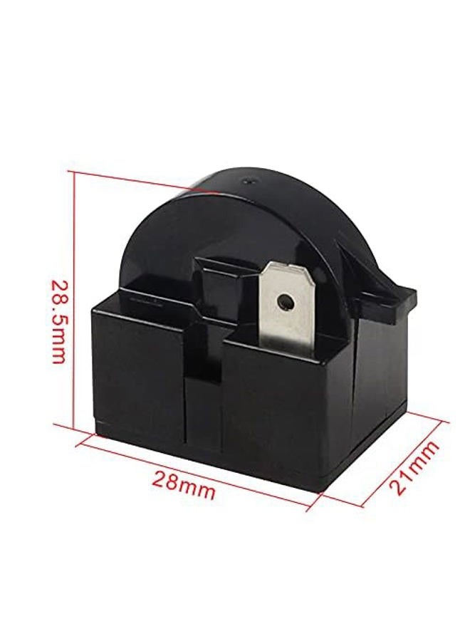 FLYPIG QP2-4.7 4.7 Ohm 1 Pin Refrigerator PTC Starter Relay Black For Vissani Danby Compressor - Image 2