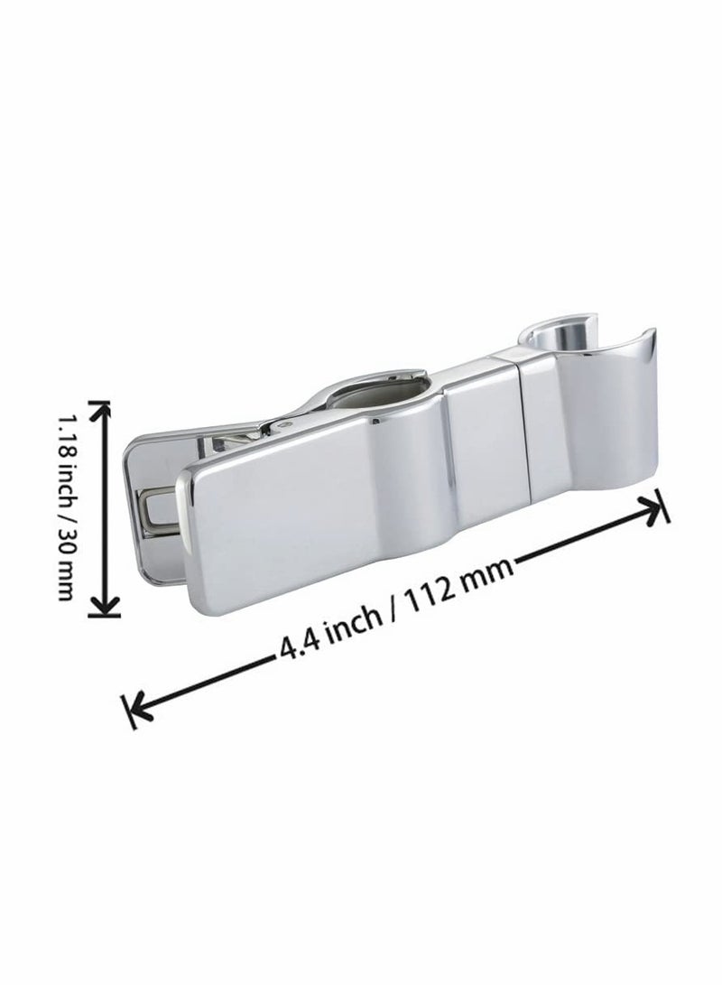 Adjustable Shower Head Holder for Slide Bar, Universal 20-25MM O.D Rail Bracket Hand Arm Adapter Slider Clamp Bathroom Replacement Sprayer Mount  - Image 5