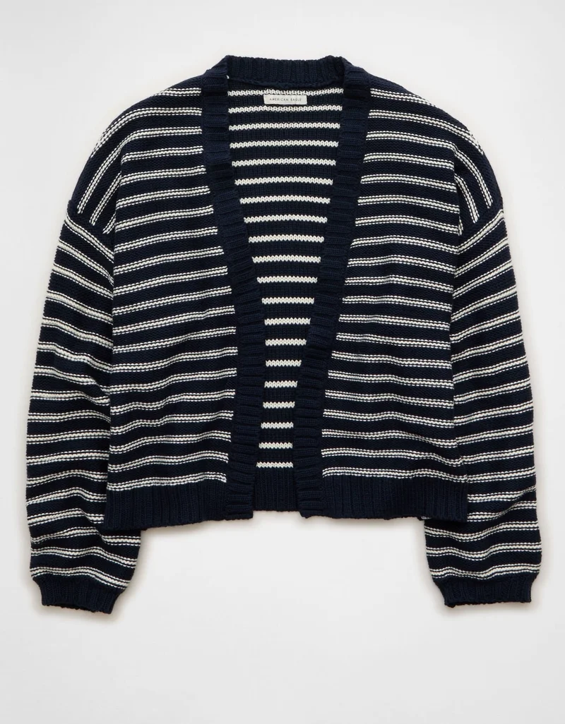 American Eagle  AE Balloon-Sleeve Open-Front Cardigan for Women | Best Price UAE