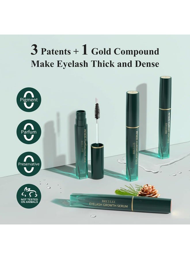 Breylee Eyelash Growth Serum, Lash Boost Serum, Eyelash Serum Lash Serum for Eyelash Growth, Eyelash Conditioner for Longer, Fuller, & Thicker Lashes (3ML/ 0.1 Fl. Oz) - Image 2