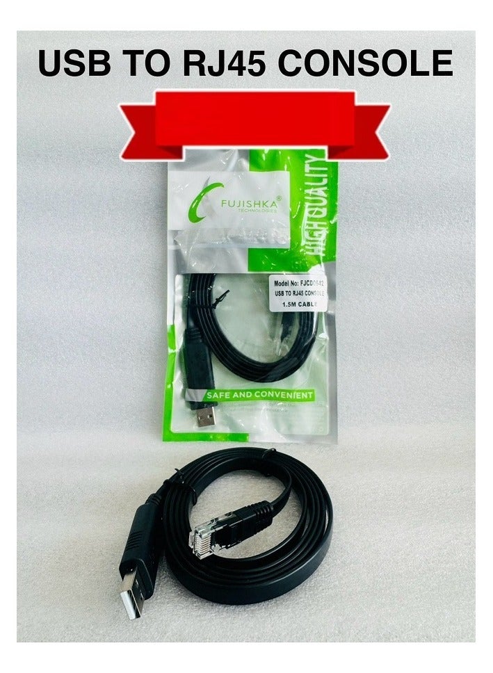 USB To RJ45 Console 1.5 Meter Converter - Image 2