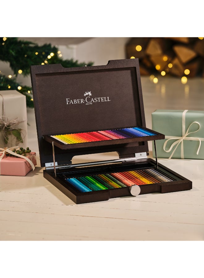 فابير كاستل أقلام تلوين فابر كاستل بوليكروموس، علبة خشبية تحتوي على 72 قلمًا - Image 2