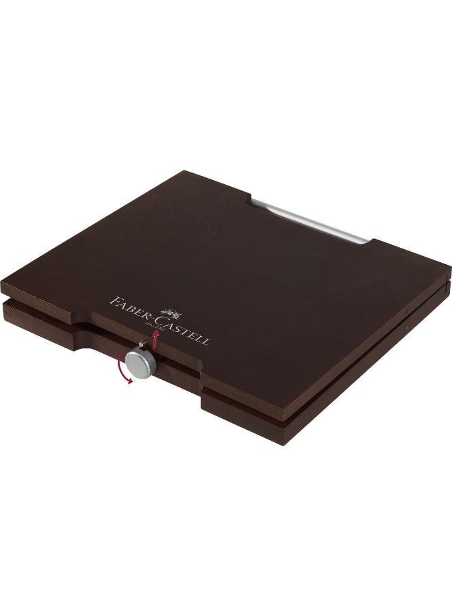 فابير كاستل أقلام تلوين فابر كاستل بوليكروموس، علبة خشبية تحتوي على 72 قلمًا - Image 1