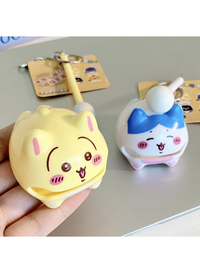2pc-Gii Xiao Ba Stress-Relief Office Zen Ornament Funny Percussion Toy Hanging Decoration - Image 3