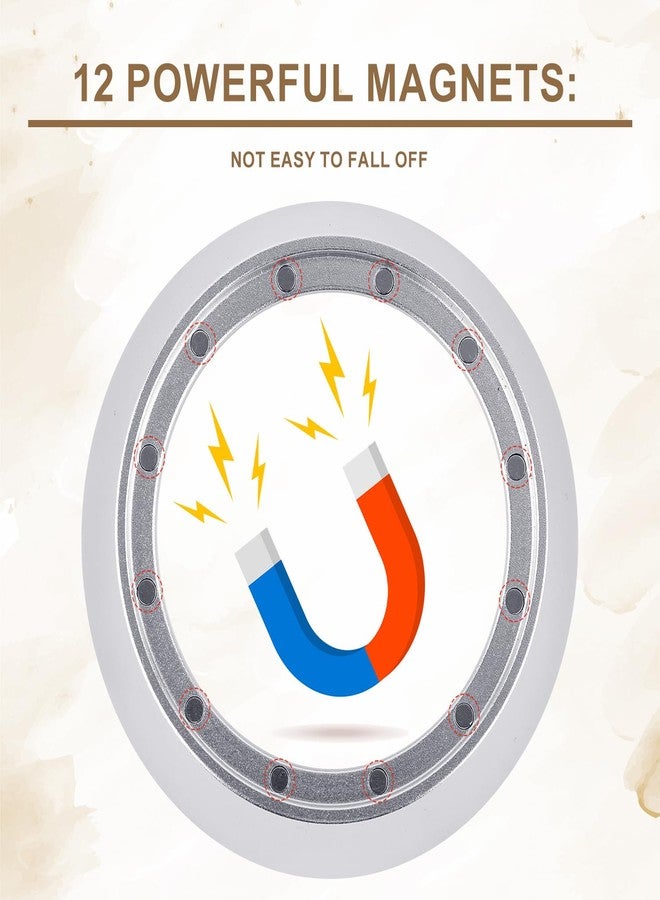 PEUTIER قمع جرعات مغناطيسي 51 مم، قمع جرعات إسبريسو مغناطيسي من الألومنيوم مع فلتر شبكي مزدوج وحلقة جرعات قهوة للمطبخ والمقهى - Image 4