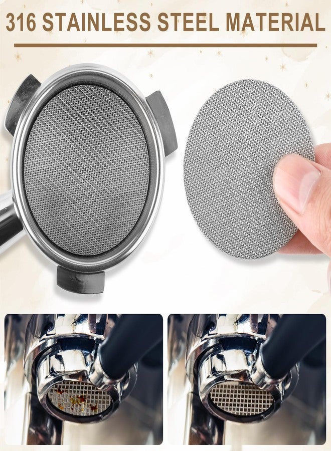 PEUTIER قمع جرعات مغناطيسي 51 مم، قمع جرعات إسبريسو مغناطيسي من الألومنيوم مع فلتر شبكي مزدوج وحلقة جرعات قهوة للمطبخ والمقهى - Image 5