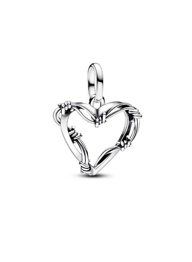 باندورا Wire Heart Medallion Charm